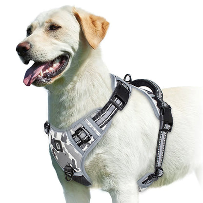 No-Pull Padded Dog Vest Harness – Easy Control