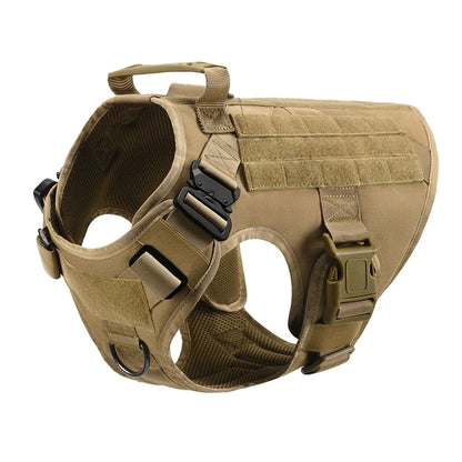 Tactical Vest Dog Harness & Leash – All Breeds