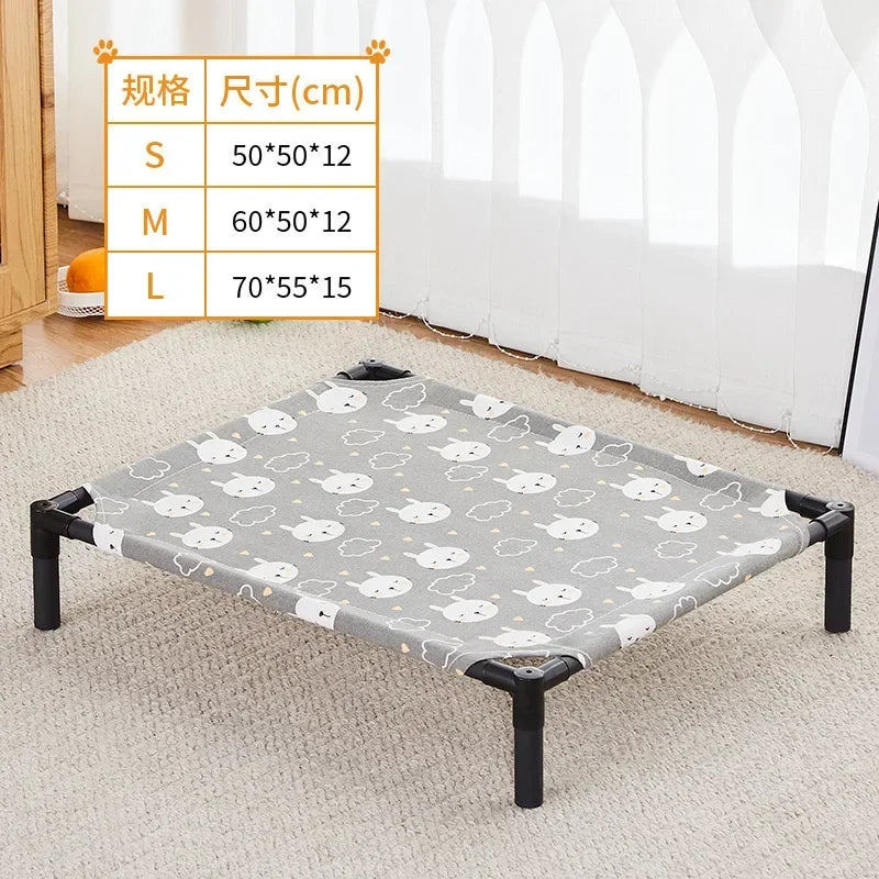 Elevated Dog Bed – Portable & Washable