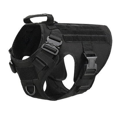 Tactical Vest Dog Harness & Leash – All Breeds