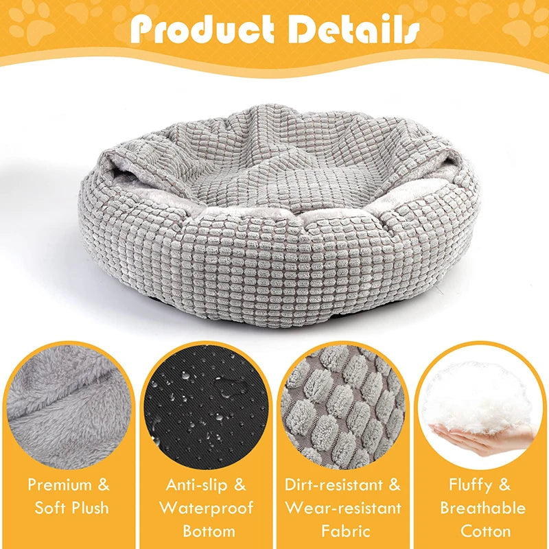Donut Dog Bed – Orthopedic & Calming