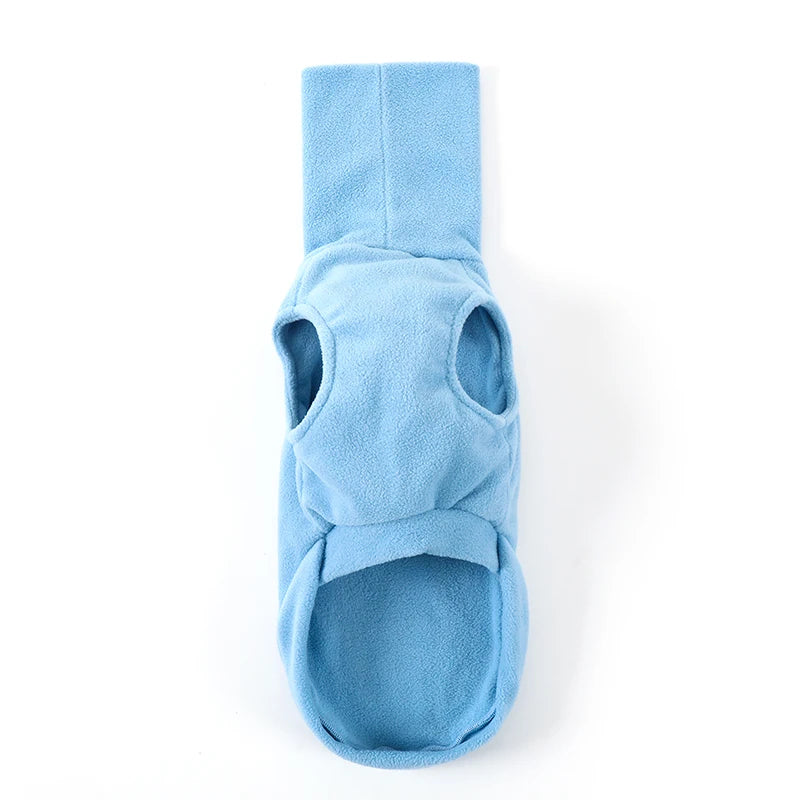 Fleece Vest - Turtleneck Whippet Italian Greyhound Coat