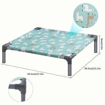 Detachable Dog Hammock Bed - Washable Raised Bed with Non-Slip Bottom